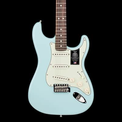 Fender Limited Edition American Professional Classic Stratocaster w/ Fender Silent System - Daphne Blue #54674 (Open Box) image 3