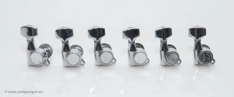 Original 80's Ibanez Smooth Tuner II inline tuners Chrome image 1