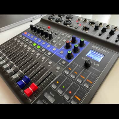 Zoom LiveTrak L-8 Digital Mixer / Recorder 2010s - Grey / Blue image 4