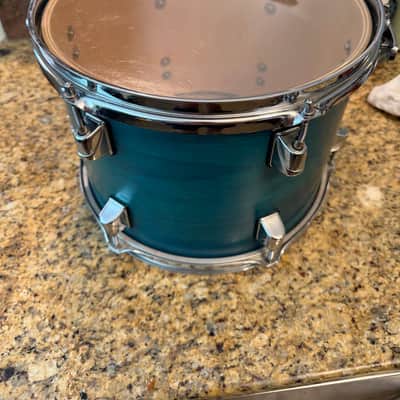 Taye Pro X 12” x 9” Tom 2010’s - Blue Satin with suspension mount image 6
