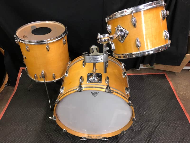Slingerland Magnum Drum Set 70's Natural Thermogloss 20-13-16 image 1