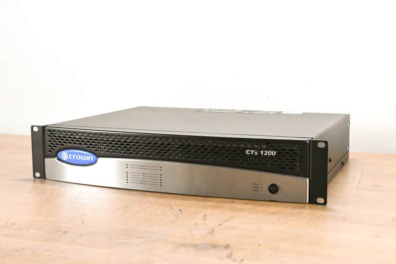 Crown CTs 1200 Two-Channel 600W Power Amplifier CG012RP image 1