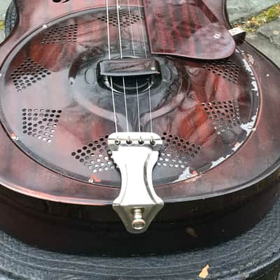 1937 National Triolian Resophonic Steel body Tenor image 8