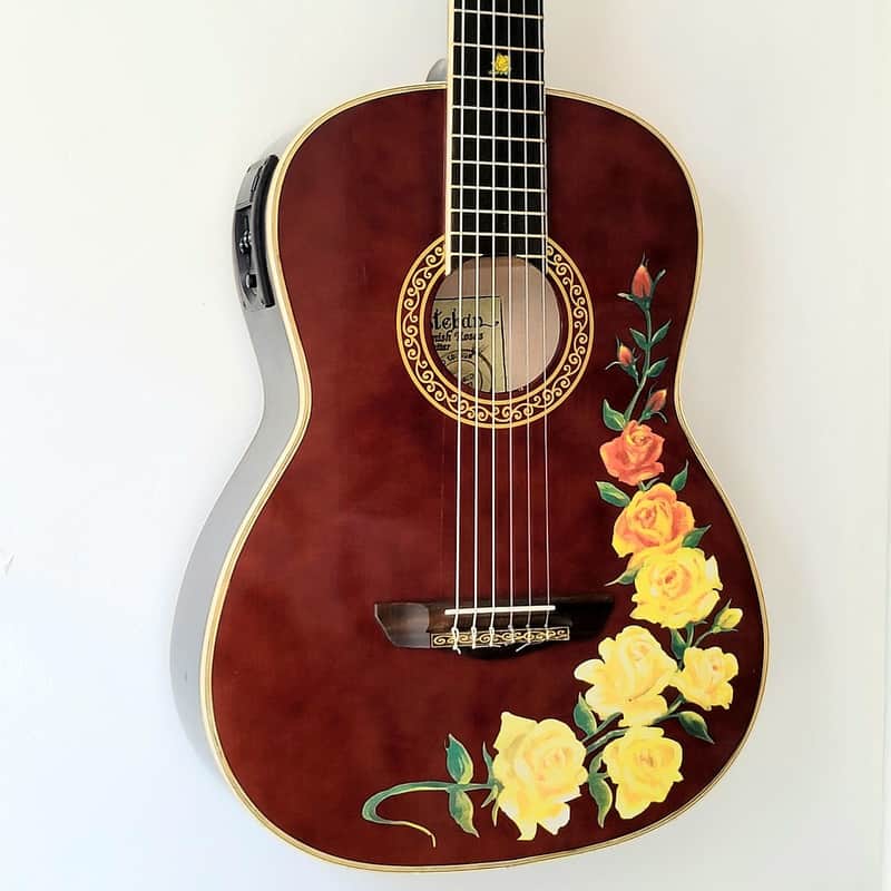 Rare Esteban Spanish Rosas Classical Guitar Character Flowers image 1