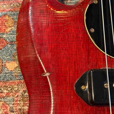 Early 1965 Gibson SG Junior - Cherry - Wide Nut image 9
