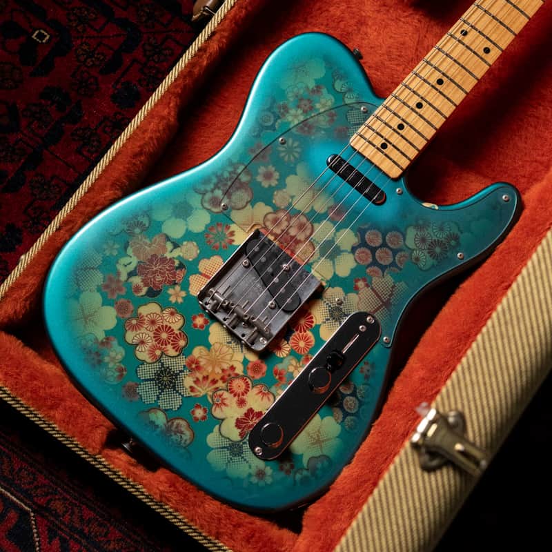 2012 Fender TL69-SPL JBL, 30th Anniversary, '69 Telecaster, Japanese Blue Floral Paisley image 1