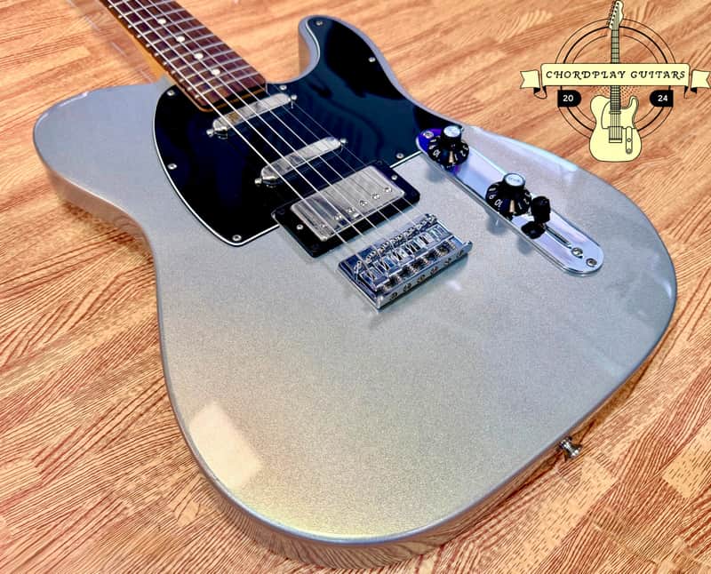 🔥2012🔥 Fender Blacktop Telecaster Baritone~ Ghost Silver HSS~ Mexican MIM Tele image 1
