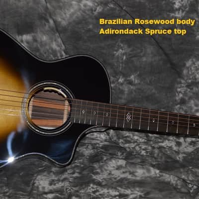 Breedlove Premier Concert Brazilian Rosewood-Adirondack LTD 2025 - Gloss Lacquer image 4