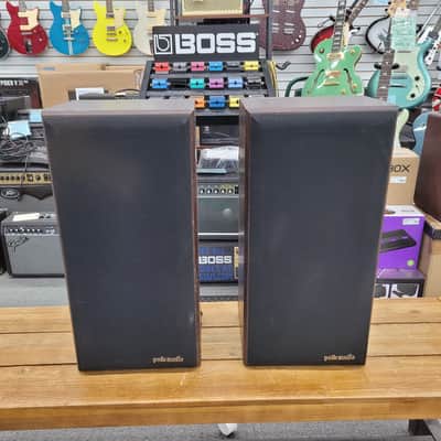 Polk Monitor Seiers 5 bookshelf speakers 1980s - Walnut image 1
