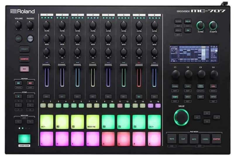Roland MC-707 Groovebox Professional Music Production Workstation image 1