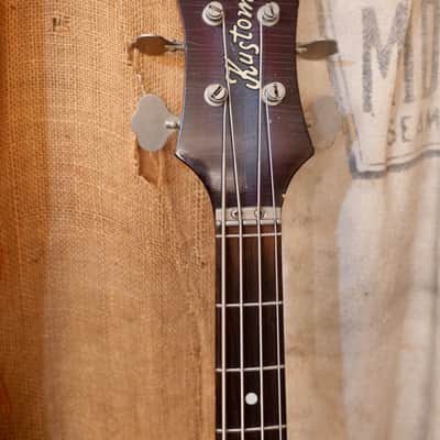 Kustom K-200 Bass Guitar 1969 - Wineburst image 4