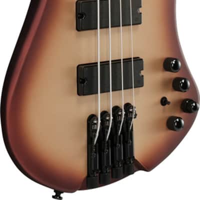 Ibanez EHB Ergonomic Headless Bass 4 String - Charred Champagne Burst Matte (EHB600CCM) image 2