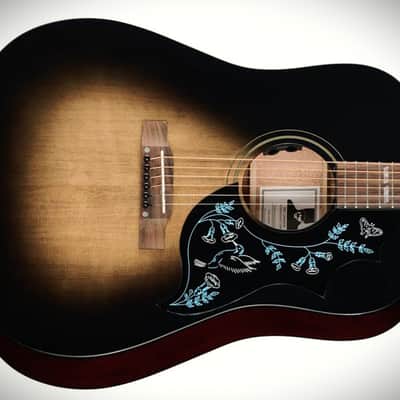 Epiphone Eric Church Hummingbird Dark Studio 2026 Cobra Burst image 1