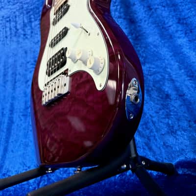Samick Greg Bennett Malibu Series Electric Guitar - Purple Texture Finish image 5
