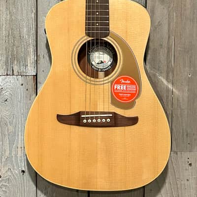 Fender Malibu Player Natural, Great Small Body Guitar, Pro Setup , Ships Very Fast ! image 2