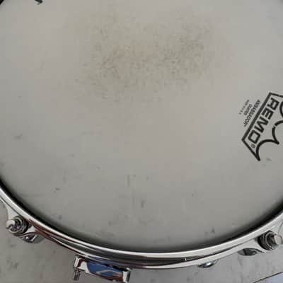 Tama MP125ST 5x12" Mike Portnoy Melody Master Signature Steel Snare Drum 2010s - Hammered Black image 8