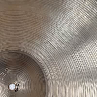 Zildjian 22” A Ride Cymbal 70s - Cu image 9