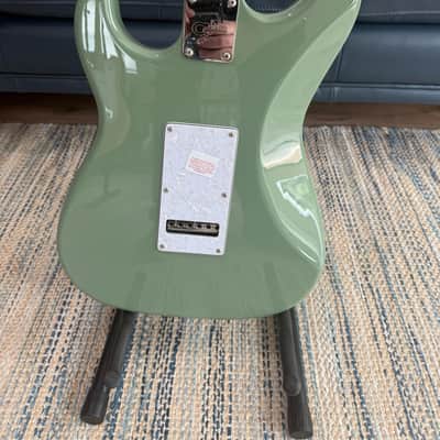 G&L Fullerton Deluxe Legacy HSS Electric Guitar Macha Green image 6
