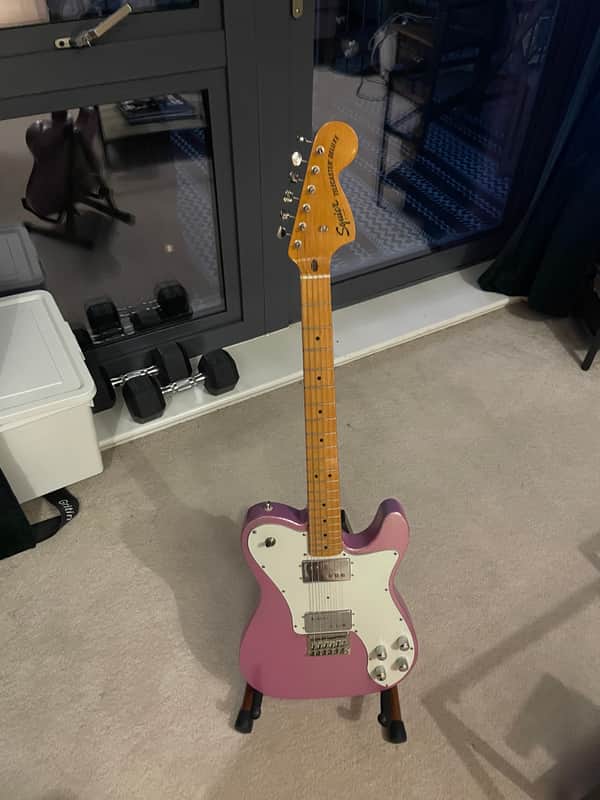 Squier Classic Vibe '70s Telecaster Deluxe Metallic Pink image 1