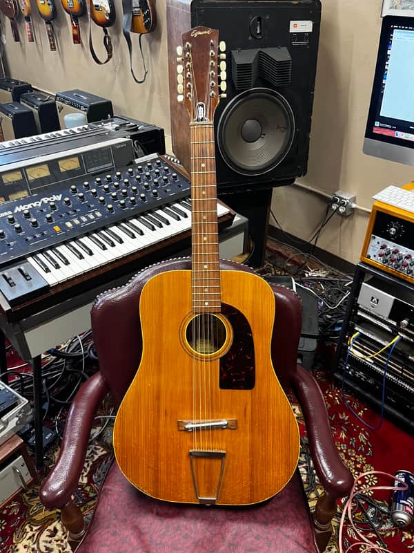 Egmond 12 String Dreadnought Acoustic Guitar 1960s image 1