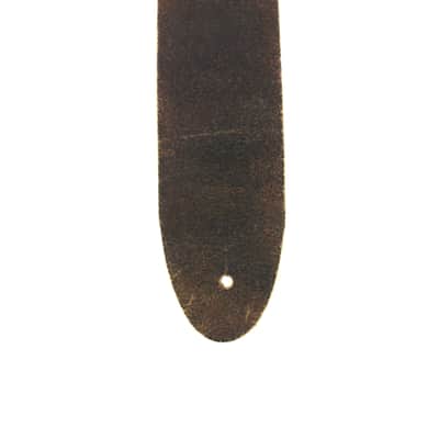 Walker & Williams STR-09 Distressed "Weathered" Black Olive Top Grain Italian Leather Strap image 6