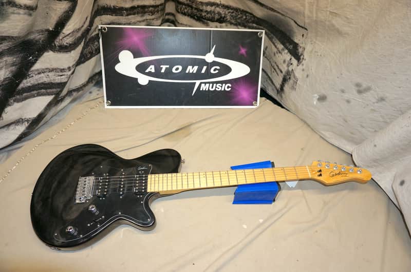 Godin SDxst SD XT HSH Guitar Black / Maple Neck image 1