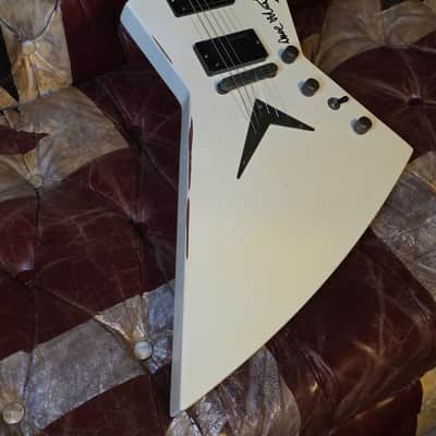 Dave Mustaine's Explorer MEGADETH Artist Owned Stage Played - Dean USA Custom Shop XO Heavy Relic Vintage Aged Signed Korina Neck Guitar image 21