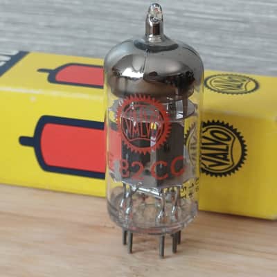 Extremely rare NOS NIB 1965 SIEMENS E82CC TRILPE MICA VALVO label special quality ecc82 12au7 like 5814 ecc802S super strong, fully tested Superb sounding tubes ! image 2