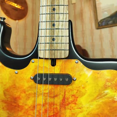 Tonika Style Electric Guitar USSR Vintage Rare Exclusive image 4