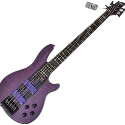 Schecter C-5 GT Bass Satin Trans Purple B-Stock 2624 image 1