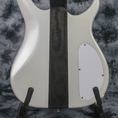Vintage Modulus Bass Left Handed Pearl White 1983 image 2