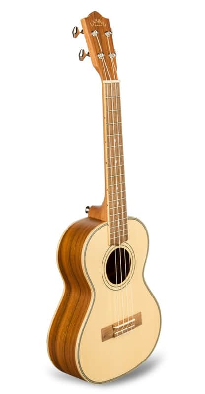 Lanikai SPST-T Solid Spruce Top, Morado Tenor Acoustic Ukulele w/Padded Bag image 1