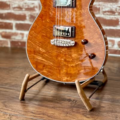 Grez Mendocino Custom 2021 Quilted OG Redwood Top, Tortoise Binding 5lbs 3oz NEW (Authorized Dealer) image 12