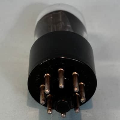 1950s Sylvania 6SN7GTA Vintage Black Plate Chrome Top Tube! T553 image 6
