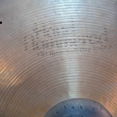 Sabian 21" HH Hand Hammered Raw Bell Dry Ride Cymbal 1996 - 2015 - Natural image 9