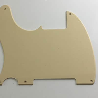 Lefty Aged Relic 1 Ply Light Aged Parchment Left Esquire Tele Telecaster for Fender Guitar Pickguard Left image 1