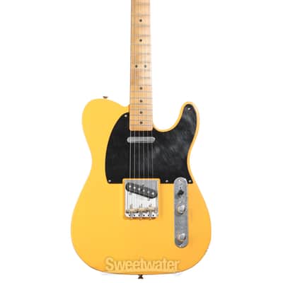 Fender 75th Anniversary Vintera Road Worn 1951 Telecaster Electric Guitar - Butterscotch Blonde image 1
