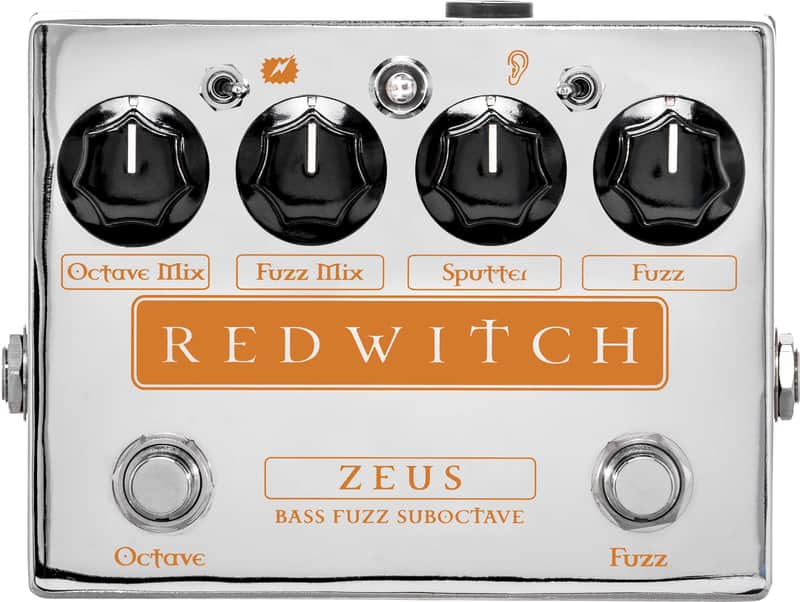 *RARE* Red Witch Zeus Bass Fuzz Suboctave 2010s - Chrome Bild 1