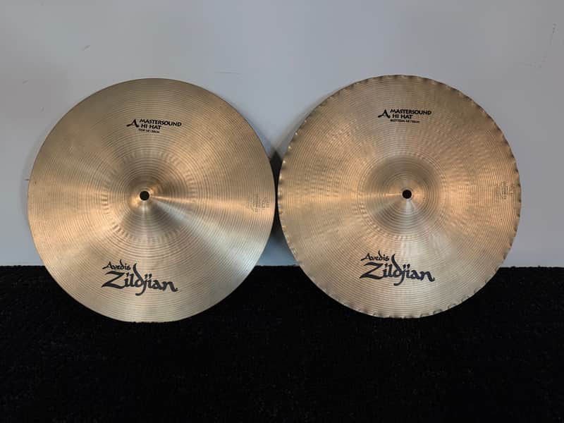 Zildjian 14" A Series Mastersound Hi-Hat Cymbals (Pair) 1998 - 2012 - Traditional image 1
