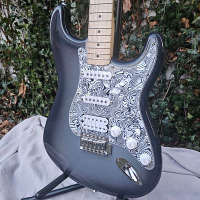 Wilhelm Guitars Custom Handmade HSS Strat Solid Body Electric Guitar "Silverburst" image 1