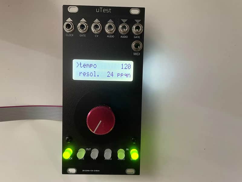 JakPlagg uTest Eurorack module redesign of Mutable Tester image 1