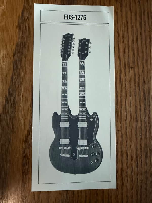 Original 1981 Gibson EDS 1275 brochure 1980s - Original image 1