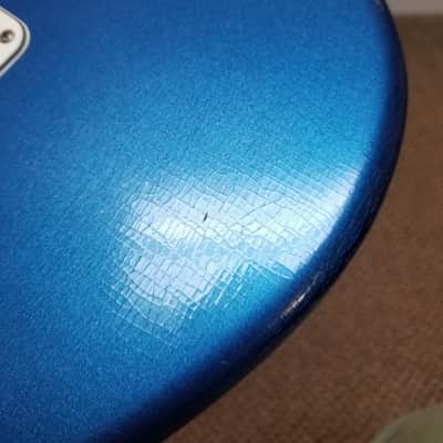 used 2019 Suhr Classic S Antique Custom with Roasted Flame Maple Neck in Lake Placid Blue, Very Good Condition with Gig Bag image 16