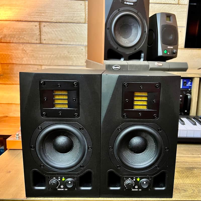 ADAM Audio A3X Active Nearfield Monitors (Pair) Black | Reverb