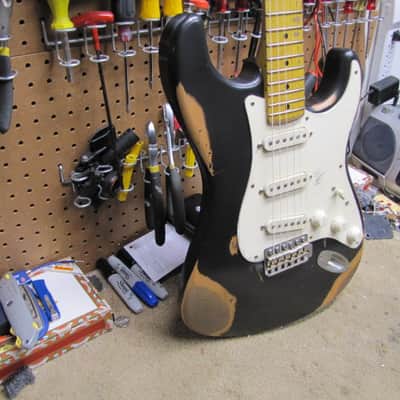 Nash S-57 - Stratocaster Style - 2024 -  Black Heavy Relic image 4