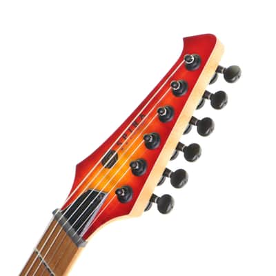 Spira S-500 QFB 500 Series Double Cutaway Mahogany Quilted Maple Top Canadian Roasted Maple Neck 6-String Electric Guitar image 8