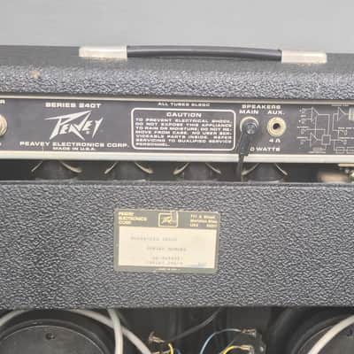 Peavey Deuce VT Series 240T 120-Watt 2x12" Guitar Combo 1980s - Black image 6