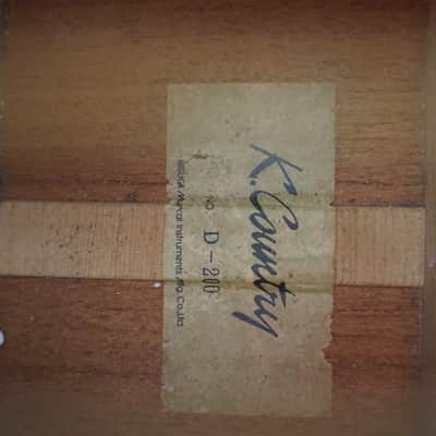 Kasuga K. Country D-200 Acoustic Guitar image 11