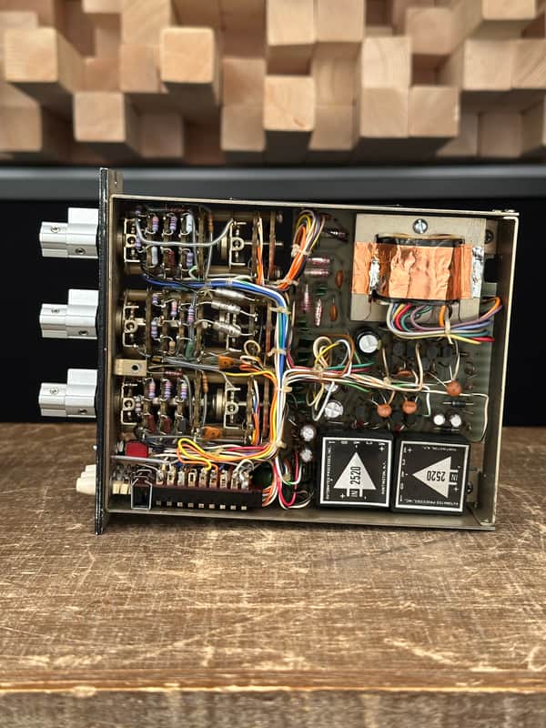 Vintage API 550A 500 Series Equalizer. 550 A. Huntington, NY. 1970s. Saul Walker 7674 Owned by Sylvia Massy image 1
