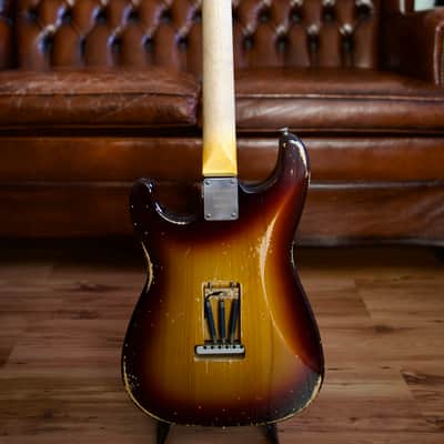 Constantin Guitars Sweetcaster Classic #0010 Aged Cherry Burst Ash 3.7kilos !!!VIDEO!!! image 5
